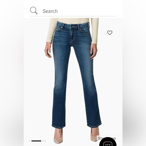 Joe's Jeans Denim - Joe’s Flawless Fabric The Provocateur Petite Bootcut Medium/Dark Wash Denim.
